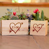 Flower Box - "Heart With Initials"