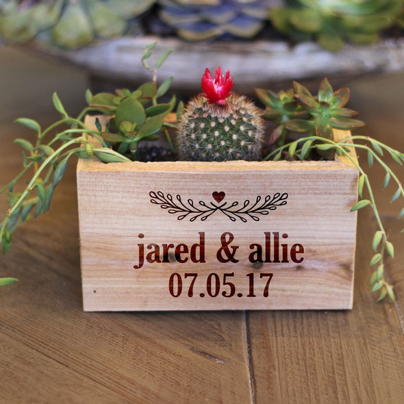 Flower Box - "Names With Established Date"