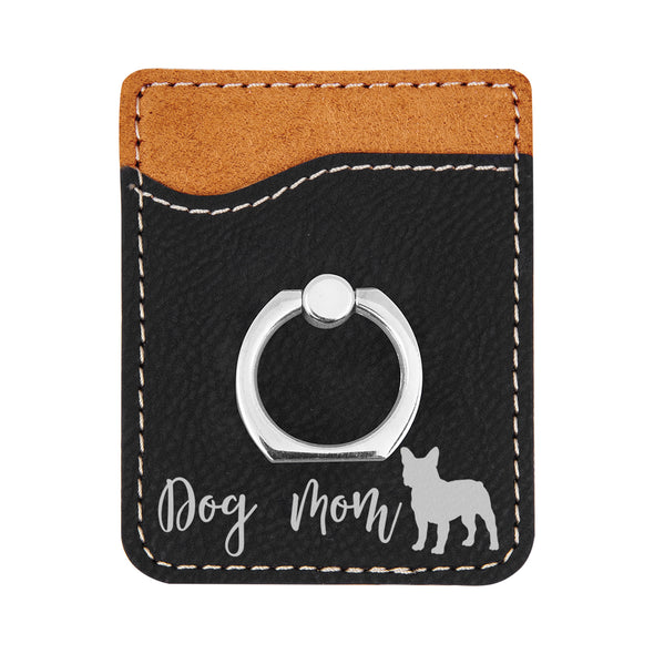 Personalized Phone Wallet, Dog Mom, Pet Lover, Cell Phone Wallet with Stand, Credit Card Holder, Phone Pocket, Card Caddy, iPhone Wallet Case, Card Holder, Cell Phone Caddy