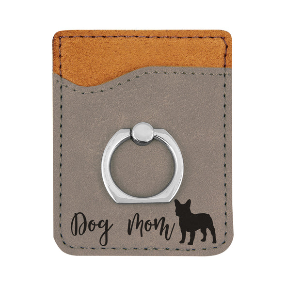 Personalized Phone Wallet, Dog Mom, Pet Lover, Cell Phone Wallet with Stand, Credit Card Holder, Phone Pocket, Card Caddy, iPhone Wallet Case, Card Holder, Cell Phone Caddy