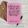 Custom Passport Holder, Engraved Passport Cover "Heather Renee"