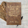 Custom Passport Holder, Engraved Passport Cover "Heather Renee"