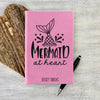 Custom Journal, Cute Journal, Mermaid at Heart Personalized Journal "Kelsey Thomas"