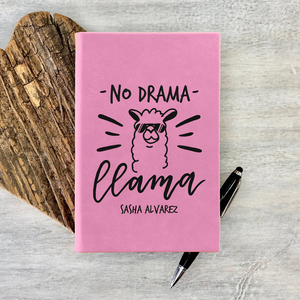 No Prob Llama Custom Journal, Cute Journal, Personalized Journal "Sasha Alvarez"