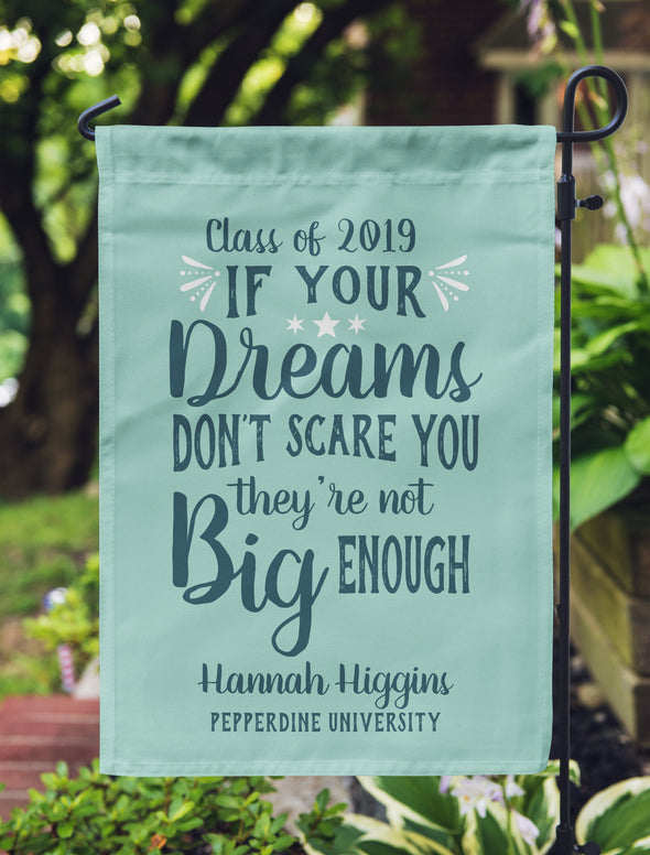 Custom Garden Flag, Graduation Flag, Grad Flag, Personalized Flag "Hannah Higgins"