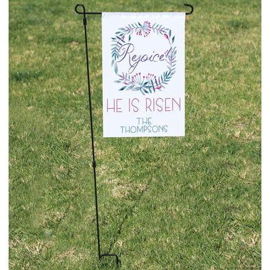 He has risen flag, Sunday Flag, Family Flag, Personalized Sunday flag, Yard flags