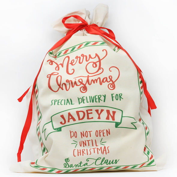 Personalized Santa Bag