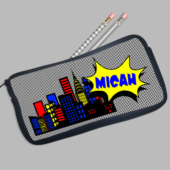 Personalized Pencil Case Comic Theme