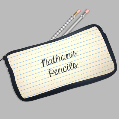 Personalized Pencil Case Paper Theme