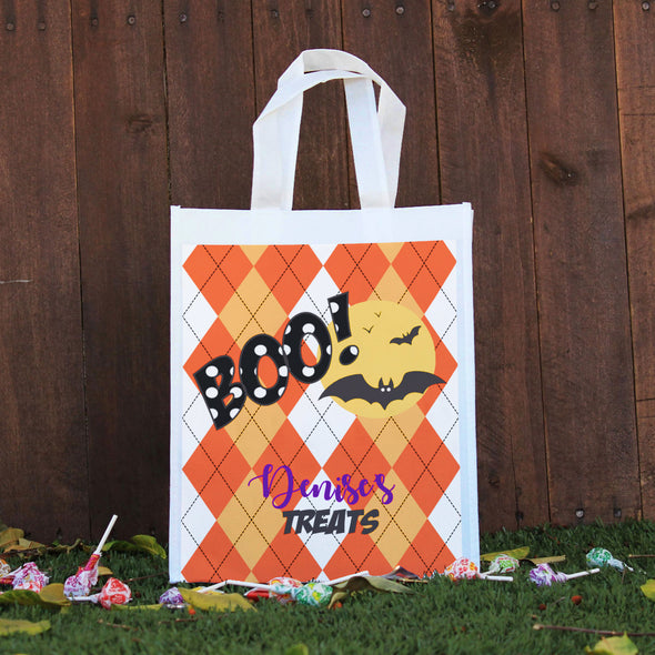 Trick or Treat Bag - Denise's Treats, Argyle BOO!