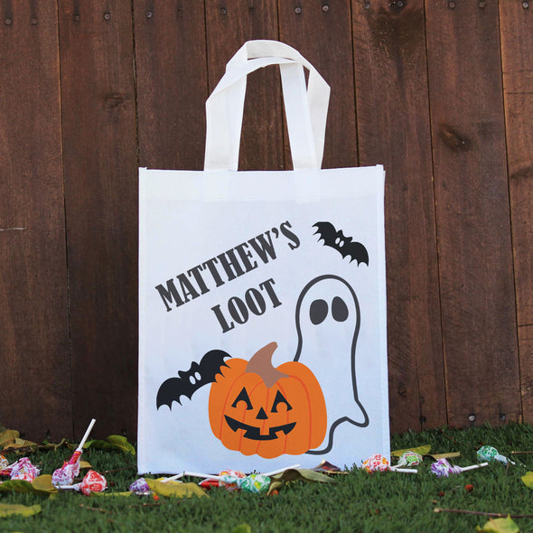 Trick or Treat Bag - Matthew's Loot