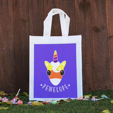 Trick or Treat Bag - Penelope, Candycorn Unicorn