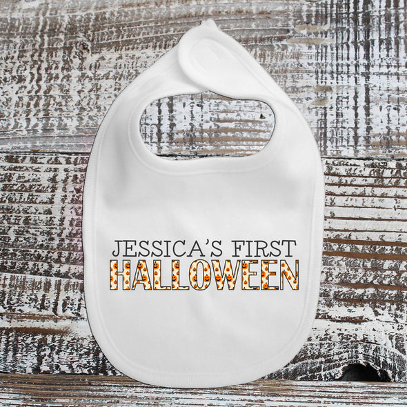 Baby Bib - Jessica's First Halloween