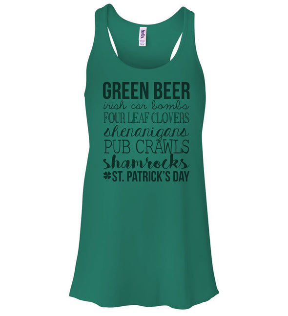 Women's Tank - Green Beer