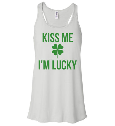 Women's Tank - Kiss me I'm Lucky