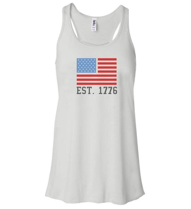 Women's Tank - 4th Of July American Flag EST. 1776