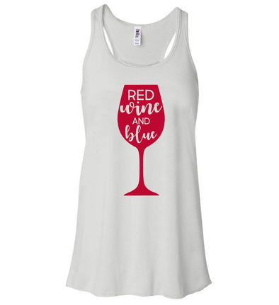 Women's Tank - 4th Of July Red Wine And Blue