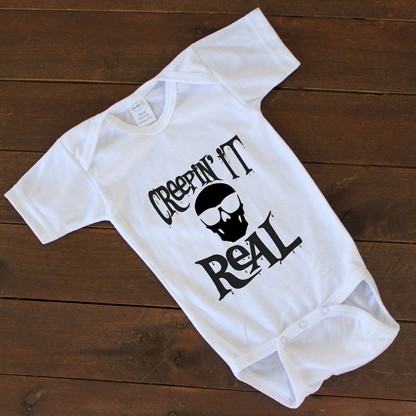 Baby Onesie - "Creepin It Real"