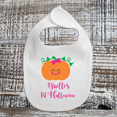 Baby Bib - Brielle's 1st Halloween