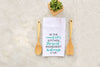 Tea Towel - "In The Kitchen Is Love"