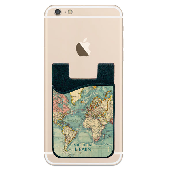 Phone Wallet - Map With Name