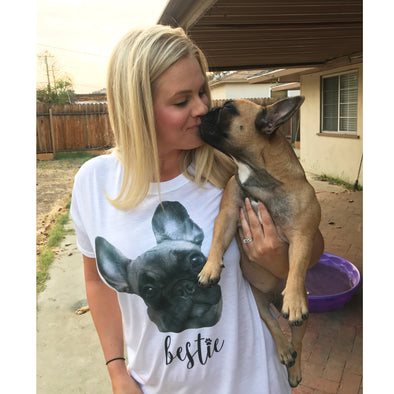 Personalized Pet Photo Shirt "Bestie"