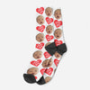 I Love You Red Heart Valentine's Day Face Socks, Valentines Day Picture Socks, Heart Face Socks, Custom Face Socks, Photo Socks