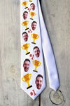 Photo Tie, Father's Day Tie, Dad Tie, Custom Tie, Personalized Tie "Best Dad & Hubby"