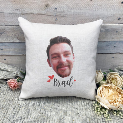 Custom Photo Pillowcase, Linen Pillowcase, Personalized Photo Pillowcase, Picture Pillowcase, Custom Pillow Cover