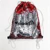 Reversible Sequin Drawstring Bag, Personalized Sequin Bag