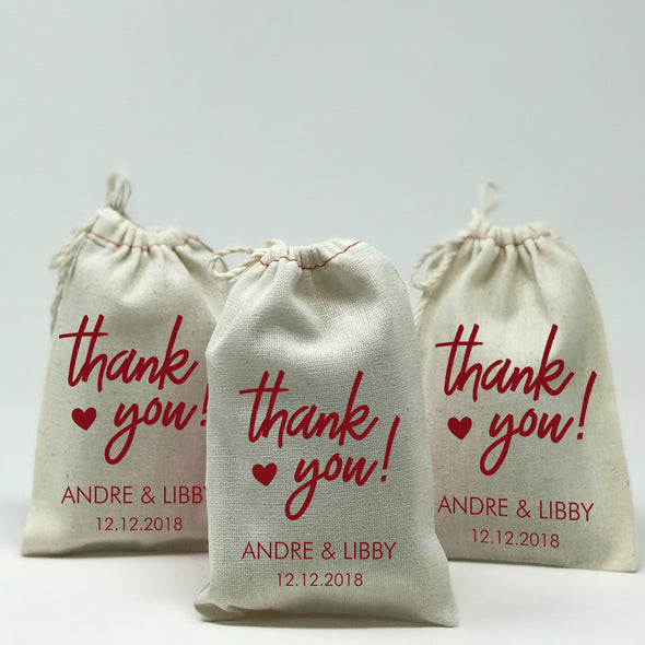 Let Love Grow Custom Favor Bags