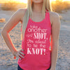 Women's Razor Back Tank Top "Take Another Shot"