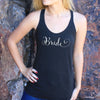 Women's Razor Back Tank Top "Bride"