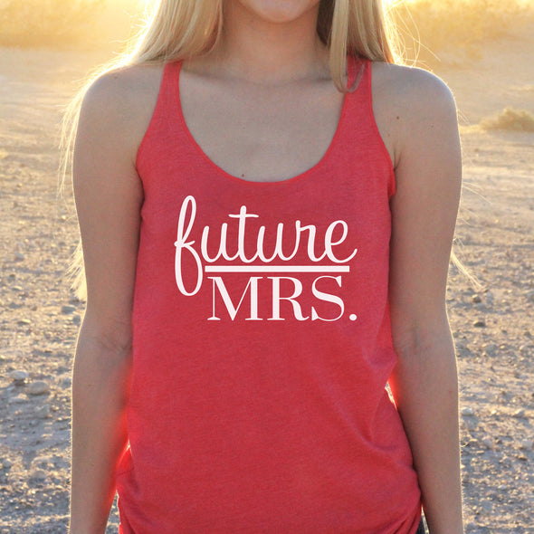 Women's Razor Back Tank Top "Future Mrs"