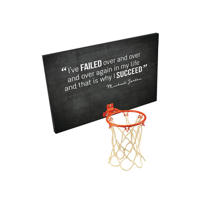 Personalized Basket Ball Backboard With Quote