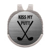 Kiss My Putt Hat Clip Ball Marker