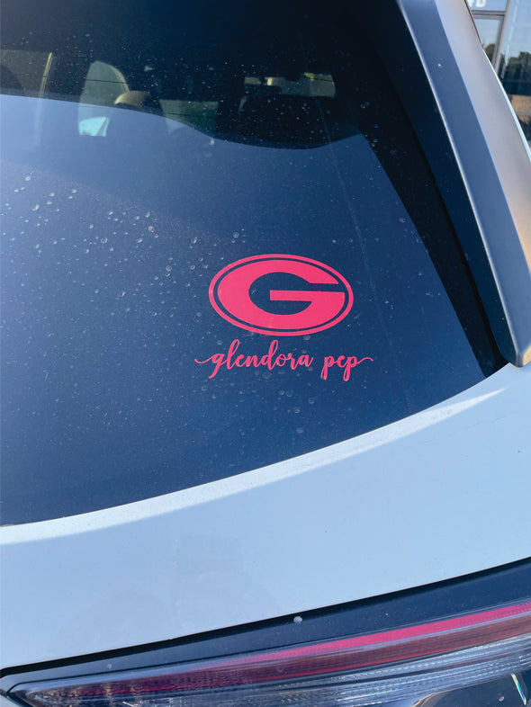 Car Decal Glendora Pep