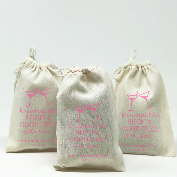 Custom Muslin Favor Bags