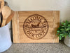 Custom Farmhouse Cutting Board "Welcome to Our Coop"