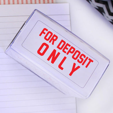 For Deposit Only