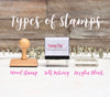 Types of Stamps, Stampers, 3 types of stamps