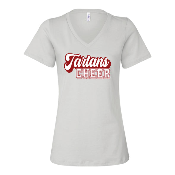 Tartans Cheer V-neck Shirt Black, Red or White