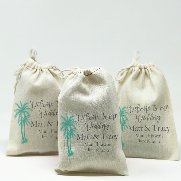 Personalized Wedding Favor Bags